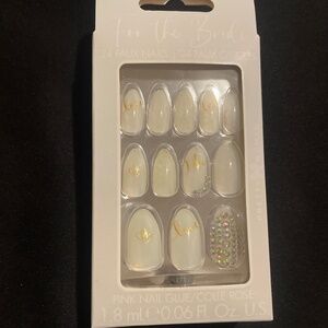 Wedding Bride Bridal Party Bachelorette Set of Fake Nails